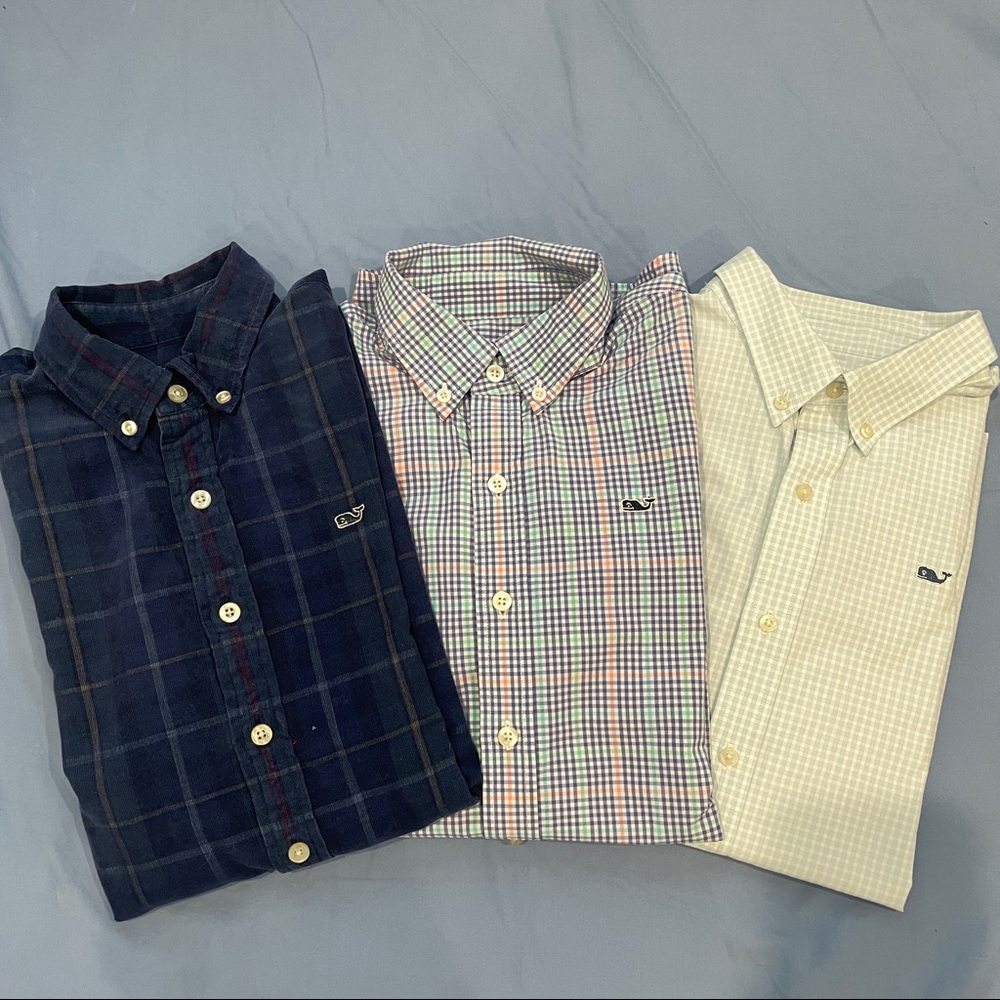 Vineyard Vines Shirt Boys Barely Usedsize M(12-14) - Picture 3 of 13